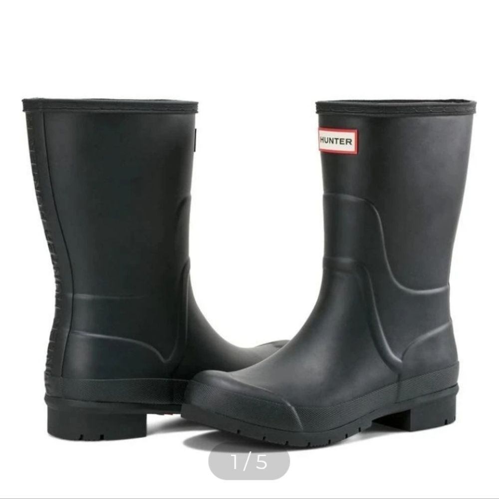 Hunter Liberty Rain Boots- Black